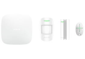 Комплект беспроводной GSM сигнализации Ajax StarterKit Plus White
