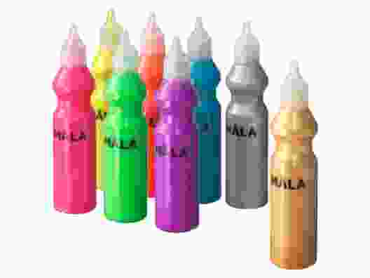 Флуоресцентная блестящая краска IKEA Mala (702.662.99) разные цвета