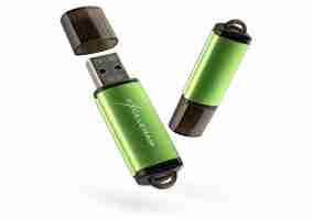 USB флеш накопитель Exceleram 16 GB A3 Series Green USB 2.0 (EXA3U2GR16)