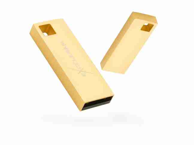 USB флеш накопитель Exceleram 64GB U1 Series Gold USB 2.0 (EXP2U2U1G64)