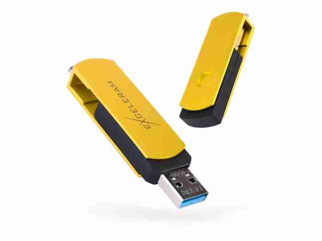 USB флеш накопитель Exceleram 16 GB P2 Series Yellow/Black USB 3.1 Gen 1 (EXP2U3Y2B16)