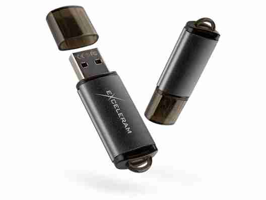 USB флеш накопитель Exceleram A3 Black USB 2.0 EXA3U2B64