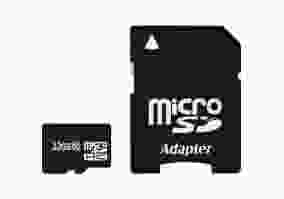 Карта памяти Exceleram 32 GB microSDHC class 10 UHS-I + SD Adapter MSD3210A