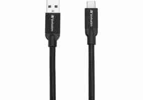 Кабель Verbatim USB2.0-USB Type-C, 1м Black (48871)