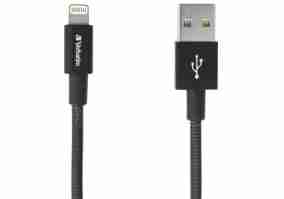 Кабель Verbatim USB2.0-Lightning, 1м Black (48858)