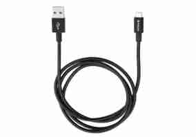 Кабель Verbatim USB2.0-MicroUSB, 1м Black (48863)