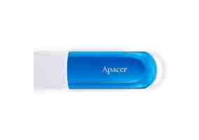 USB флеш накопичувач Apacer 64 GB AH23A USB 2.0 White/Blue (AP64GAH23AW-1)