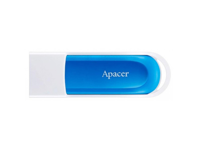 USB флеш накопитель Apacer 64 GB AH23A USB 2.0 White/Blue (AP64GAH23AW-1)