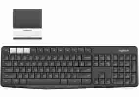 Клавіатура Logitech K375s Multi-Device Wireless Keyboard and Stand Combo - GRAPHITE / OFFWHI (920-008184)