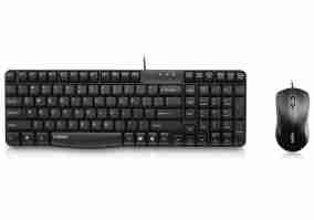 Комплект (клавіатура + миша) Rapoo N1850 Black