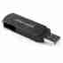 USB флеш накопитель Exceleram 16 GB P2 Series Black/Black USB 2.0 (EXP2U2BB16)