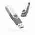 USB флеш накопитель Exceleram 8 GB P1 Series Silver/Gray USB 2.0 ( (EXP1U2SIG08)