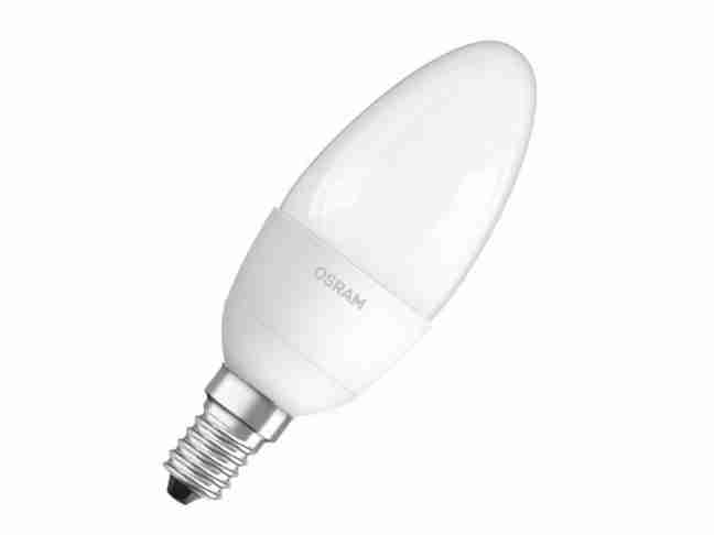 Світлодіодна лампа Osram LED STAR E14 6.5-60W 3000K 220V B35 4058075134171