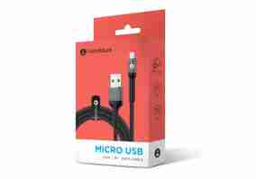 Кабель MakeFuture MicroUSB (2.4 A) 1 м Denim Grey