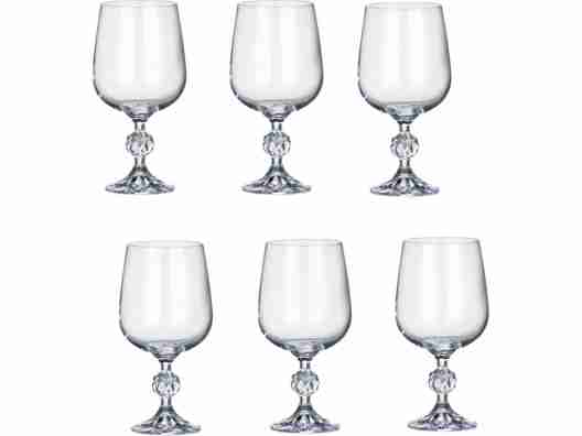 Набор бокалов для вина Bohemia Claudia 6х340 мл (40149/340)