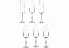 Набор бокалов для шампанского Bohemia Scopus 6х220 мл (1SF78/220)