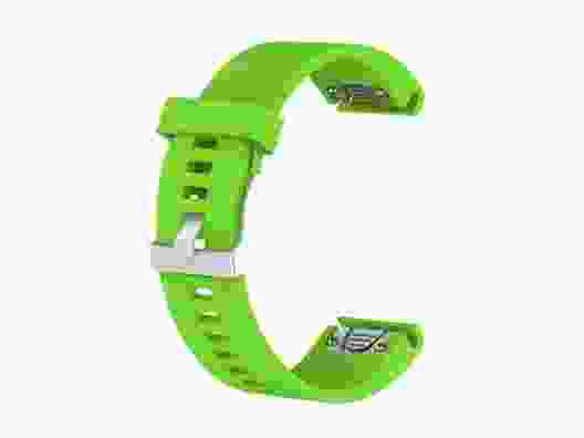 Ремешок для Garmin QuickFit 20 Smooth Silicone Band Green