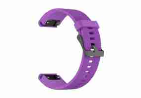 Ремешок для Garmin QuickFit 20 Dots Silicone Band Purple