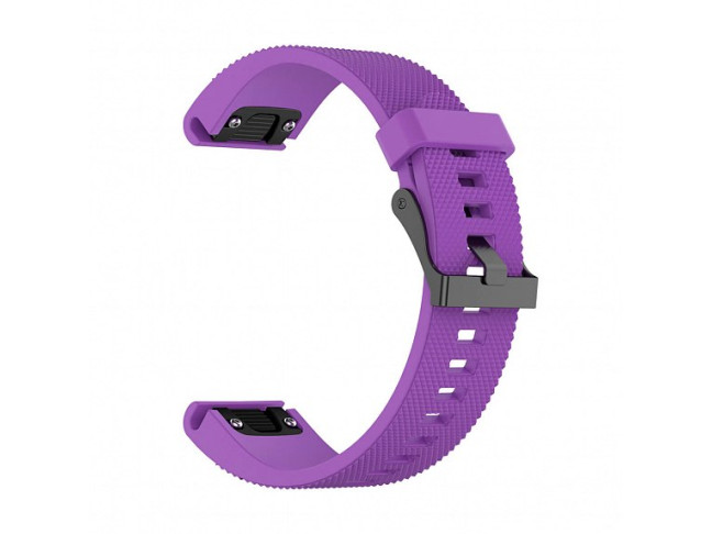 Ремешок для Garmin QuickFit 20 Dots Silicone Band Purple