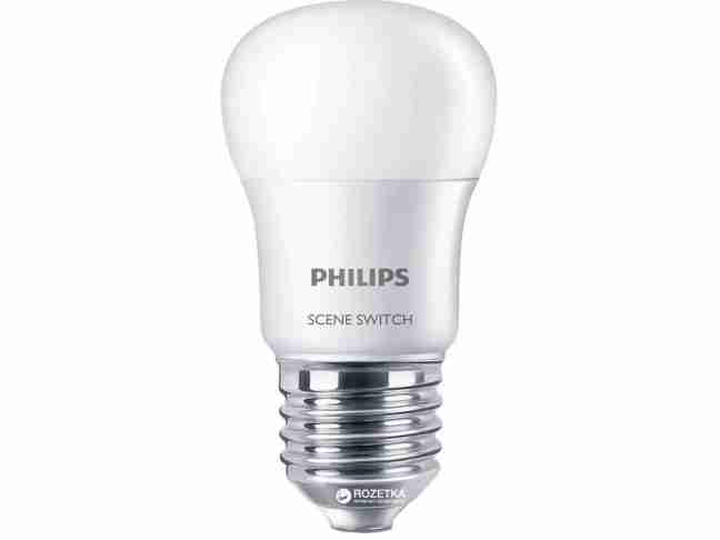 Светодиодная лампа Philips Scene Switch 2Step E27 6.5-60W 6500K P45 929001209007
