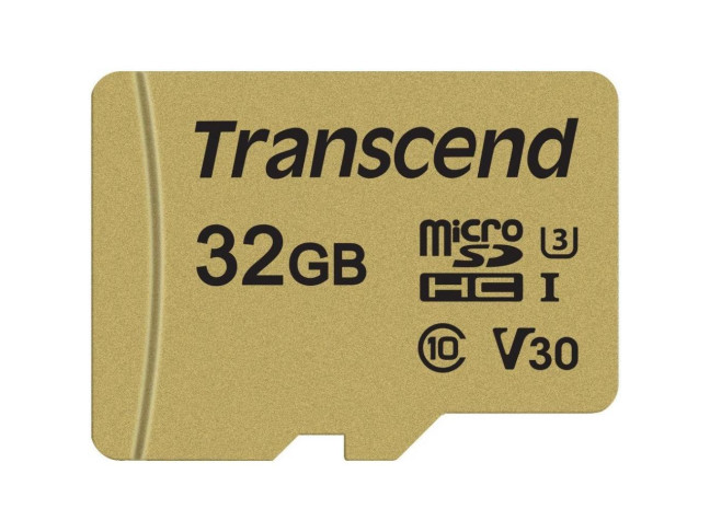 Карта пам'яті Transcend 32 GB microSDHC Class 10 UHS-I U3 V30 (TS32GUSD500S)