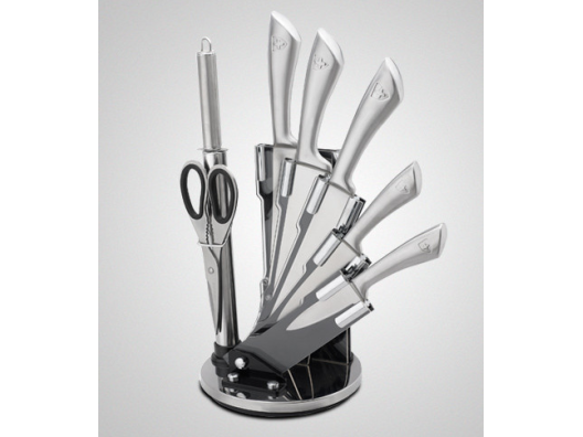 Набор металлических ножей на подставке Royalty Line RL-KSS600N