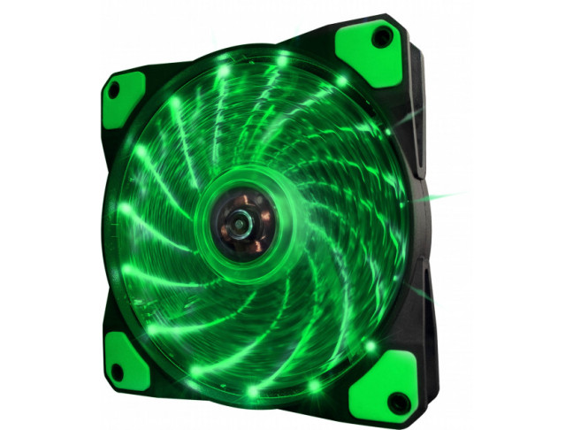 Вентилятор для корпуса Frime Iris LED Fan 15LED Green (FLF-HB120G15)