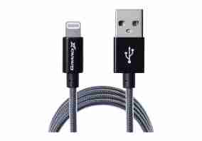 Кабель Grand-X USB-Lightning MFI, 1.2м Grey (FL01NG)