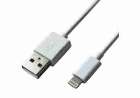Кабель Grand-X USB-Lightning 2.1А, 1м White (PL01WS)