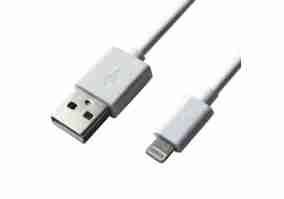 Кабель Grand-X USB-Lightning, 1м, Cu, 2,1A, White (PL01W)