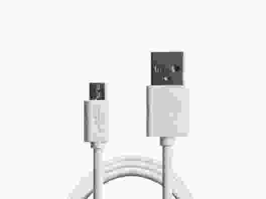 Кабель Grand-X USB-microUSB, 1.5м White (PM015WS)