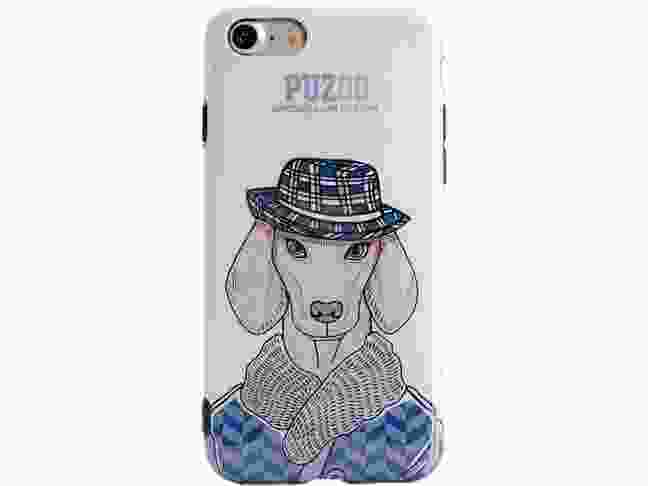 Чохол-накладка PUZOO для iPhone 7/8 Artdog Phone White Ravan