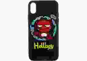 Чохол PUZOO для iPhone X TPU+TPU with stitchwork craft Star show Black Hellboy