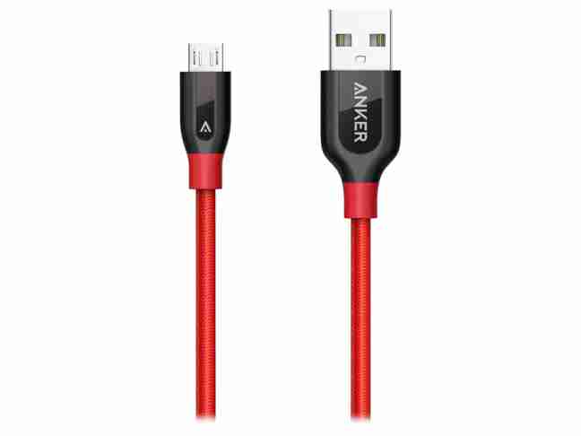 Кабель ANKER Powerline Micro USB - 0.9м V3 (Red)