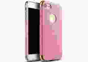 Чохол Ipaky Для iPhone 7 Plus Chrome connector + Leather Back case Pink/Gold