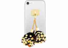 Чехол DDPOP для iPhone 7 Spangle Ball case Black/Gold
