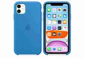 Чехол Apple Silicone Case for iPhone 11 HQ Surf Blue