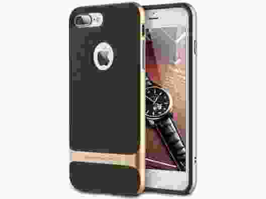 Чехол ROCK для iPhone 7 Plus TPU+PC Case Royce with stand series Champagne Gold