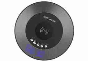Портативная акустика Awei Y290 Bluetooth Speaker-Wireless Charger Black