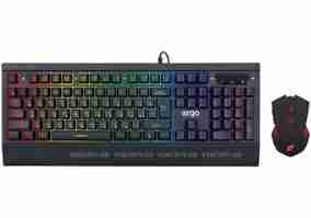 Комплект (клавиатура + мышь) Ergo MK-540 ENG / RUS / UKR Black