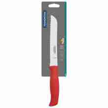 Кухонный нож Tramontina SOFT PLUS red нож д/хлеба 178мм инд.блистер (23662/177)