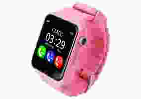 Детские смарт-часы UWatch Smart GPS V7K Kid Pink