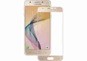 Защитное стекло Mocolo для Samsung Galaxy J5 2017 3D Full Cover Tempered Glass Gold