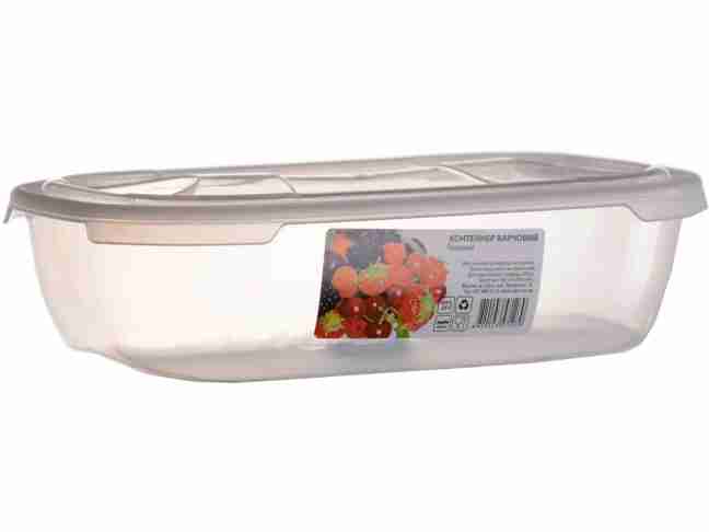Харчовий контейнер Ал-Пластик Овальний №1 (0,5 л)