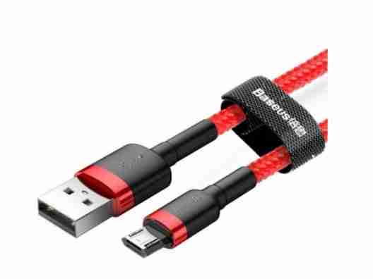 Кабель BASEUS Cafule USB to micro red CAMKLF-B09