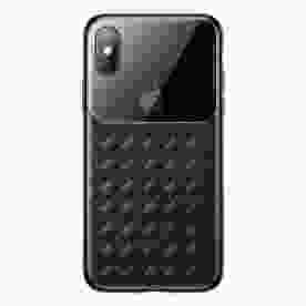 Чохол BASEUS для iPhone XS Max Glass & Weaving, Black WIAPIPH65-BL01