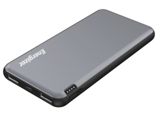 Внешний аккумулятор (Power Bank) Energizer UE10046-10000 mAh Li-pol Grey