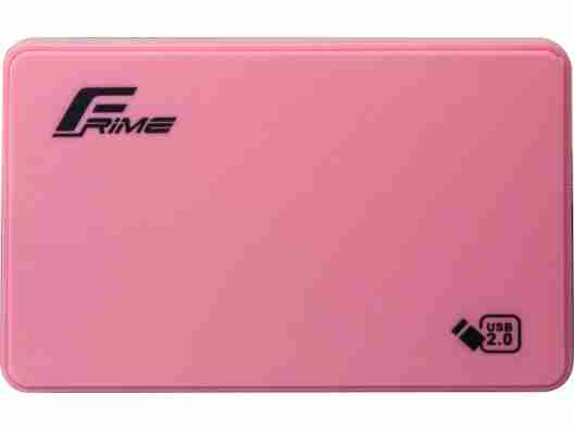 Внешний карман Frime для HDD/SSD 2.5" SATA USB 2.0 Pink (FHE12.25U20)