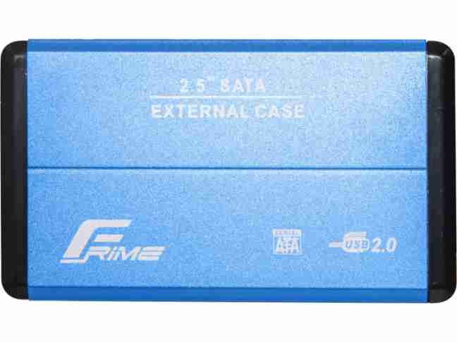 Внешний карман Frime для HDD/SSD 2.5" SATA USB 2.0 Blue (FHE22.25U20)