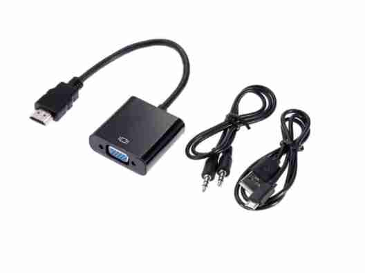 Конвертер AIRLINE line HDMI to VGA с аудио и питанием